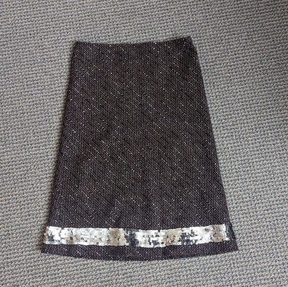 The Limited Wool Sequins Skirt